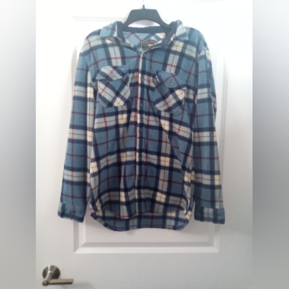 Men's Blue Plaid Jacket